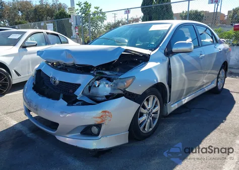 2010 Toyota Corolla S from USA, damaged, VIN 2T1BU4EEXAC502059